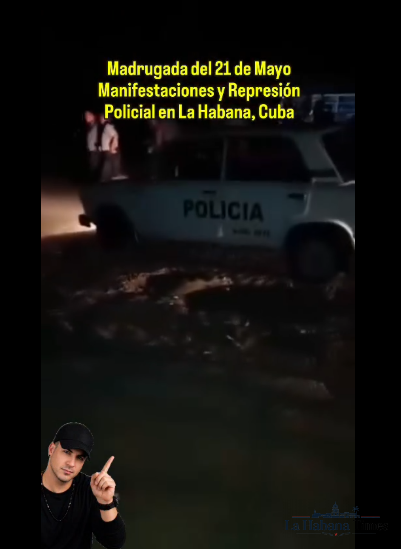 Cacerolazos y presencia policial sacuden La Habana durante la madrugada del 21 de mayo