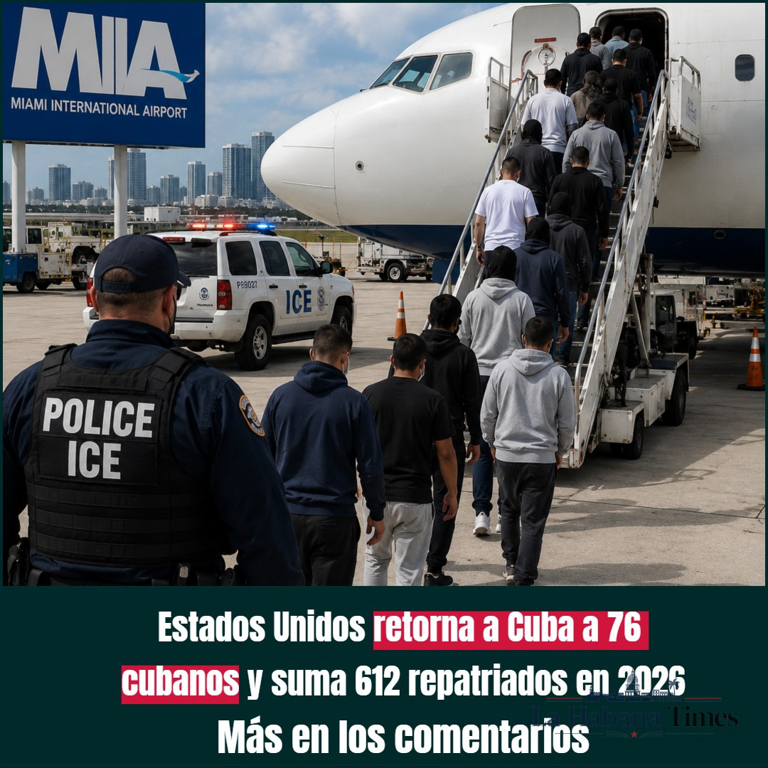 Nuevo vuelo de deportación llega a Cuba con 76 migrantes repatriados desde Estados Unidos