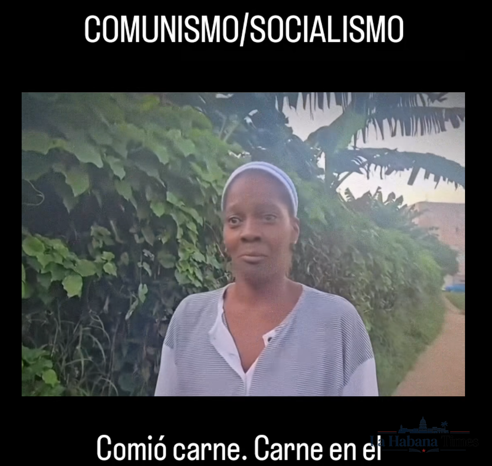 Cubanos responden en la calle: años sin comer carne y un reclamo que lo dice todo, “libertad”