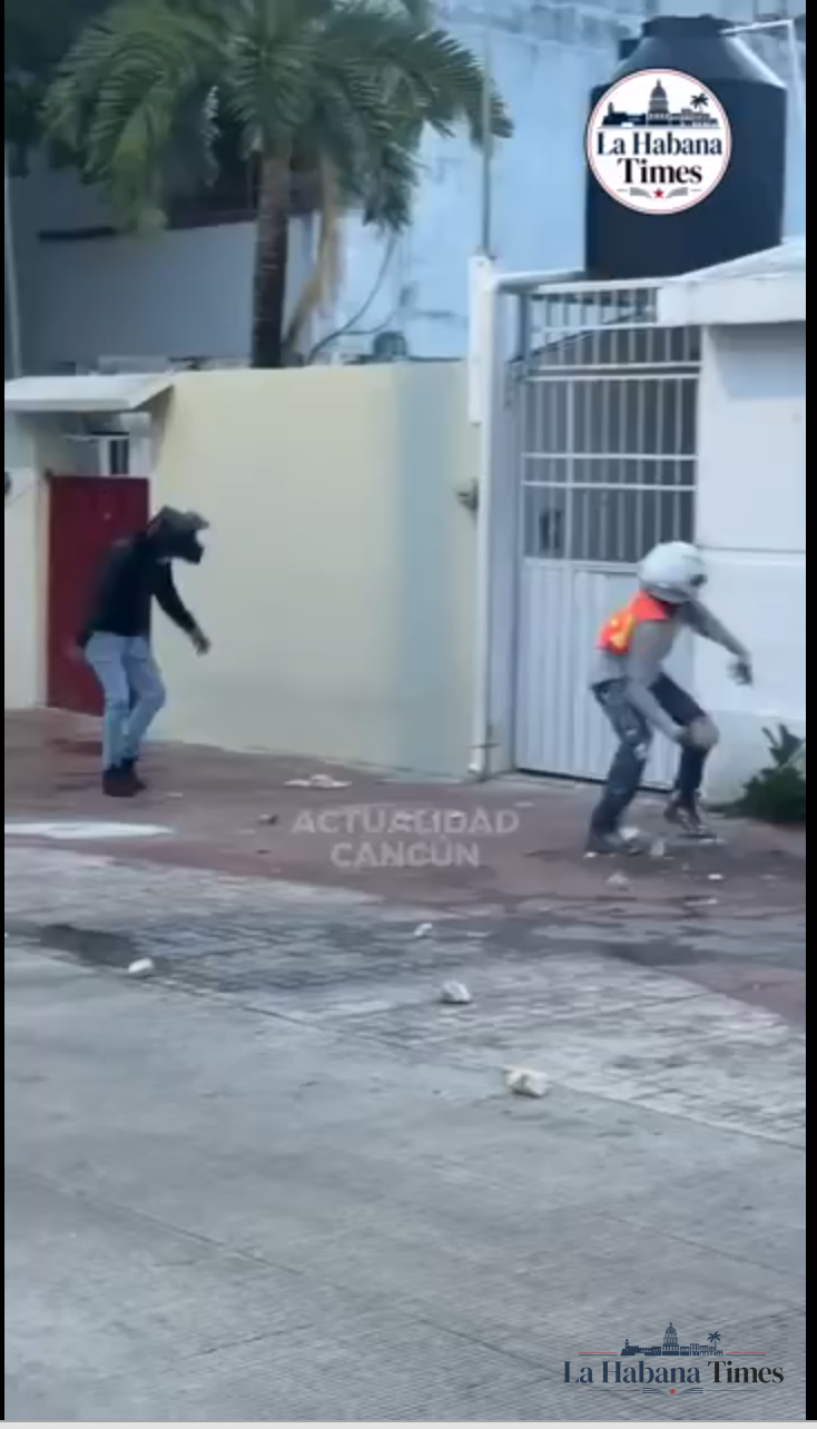Fuerte reacción vecinal en Cancún contra cubano señalado por agredir a un mexicano