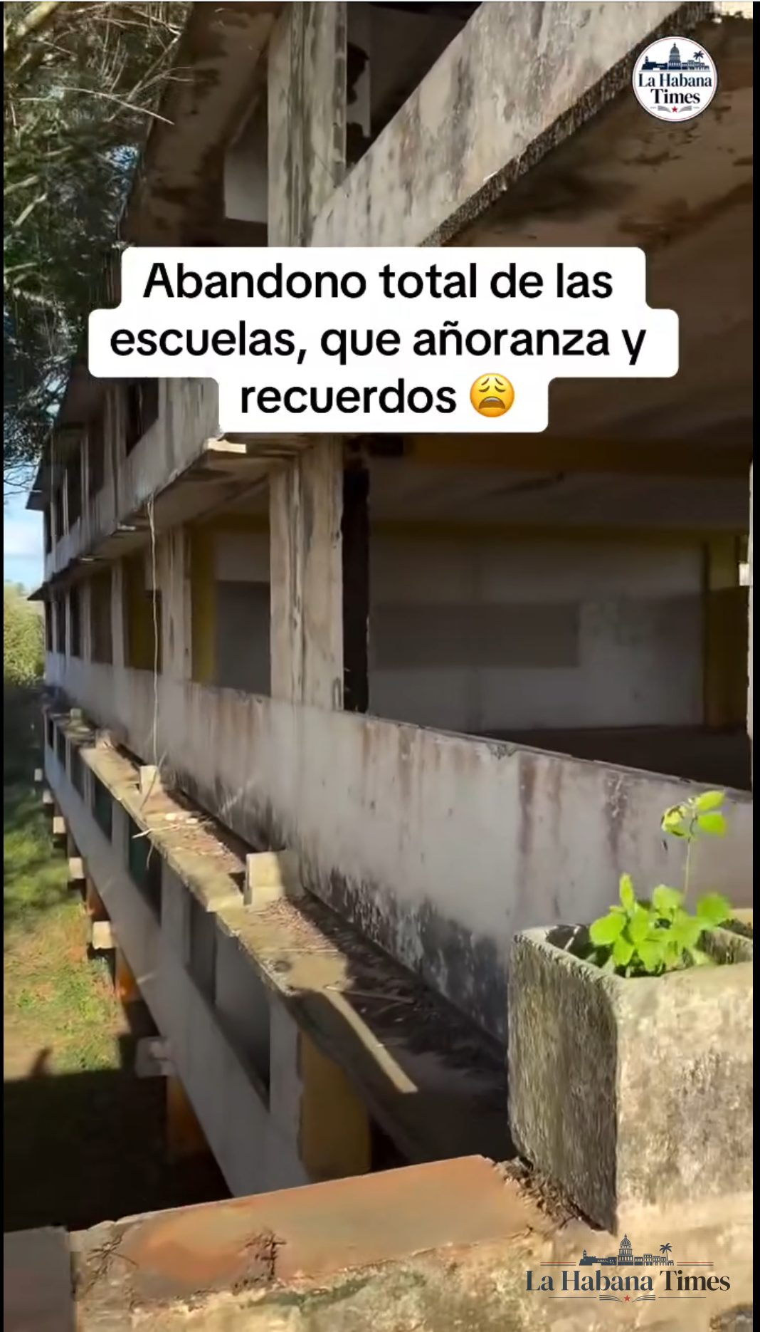 Video muestra una escuela cubana en ruinas: “Las bonitas vivencias quedan solo en recuerdos”