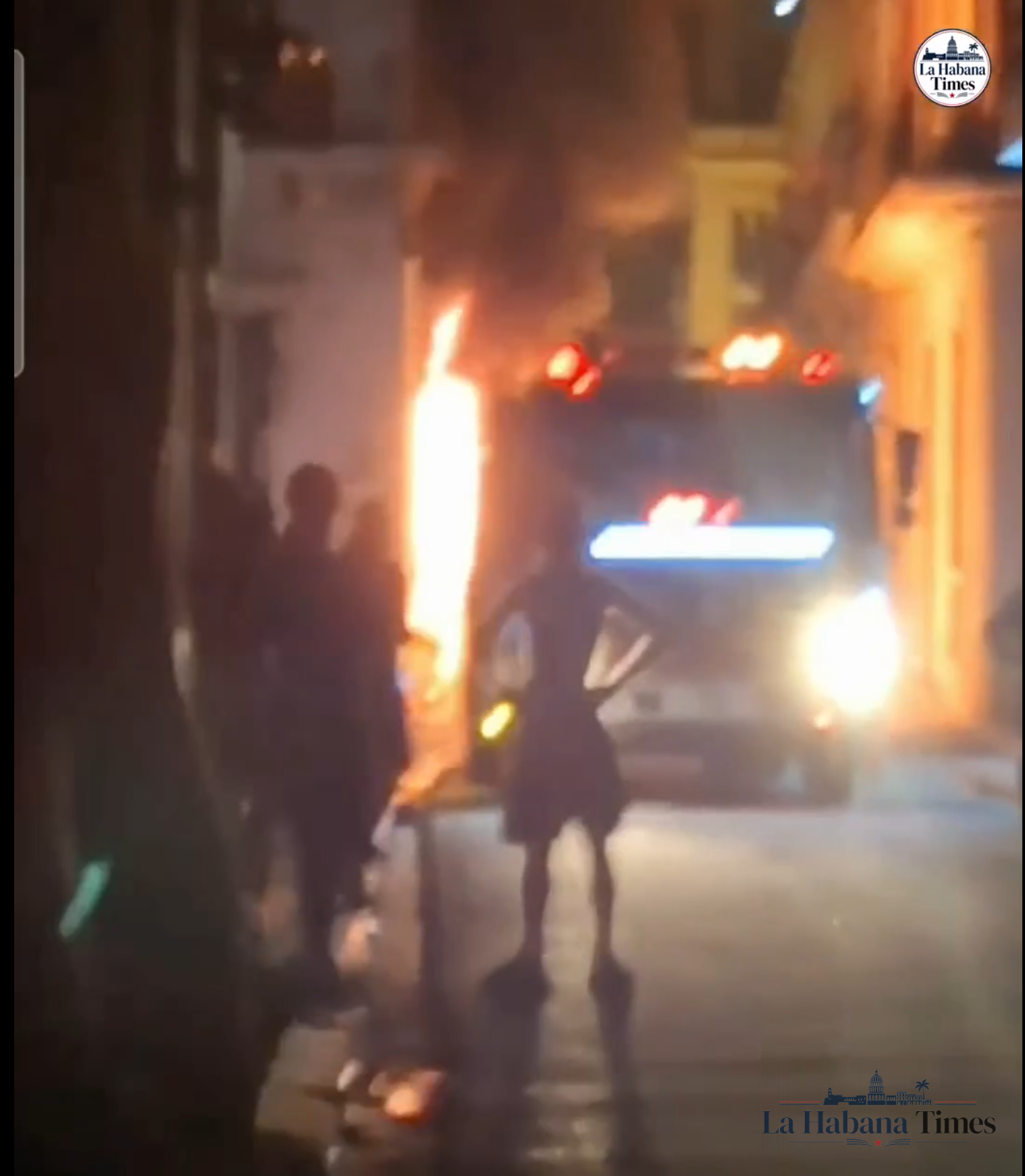 Reportan incendio en Tejadillo y Compostela, en La Habana Vieja