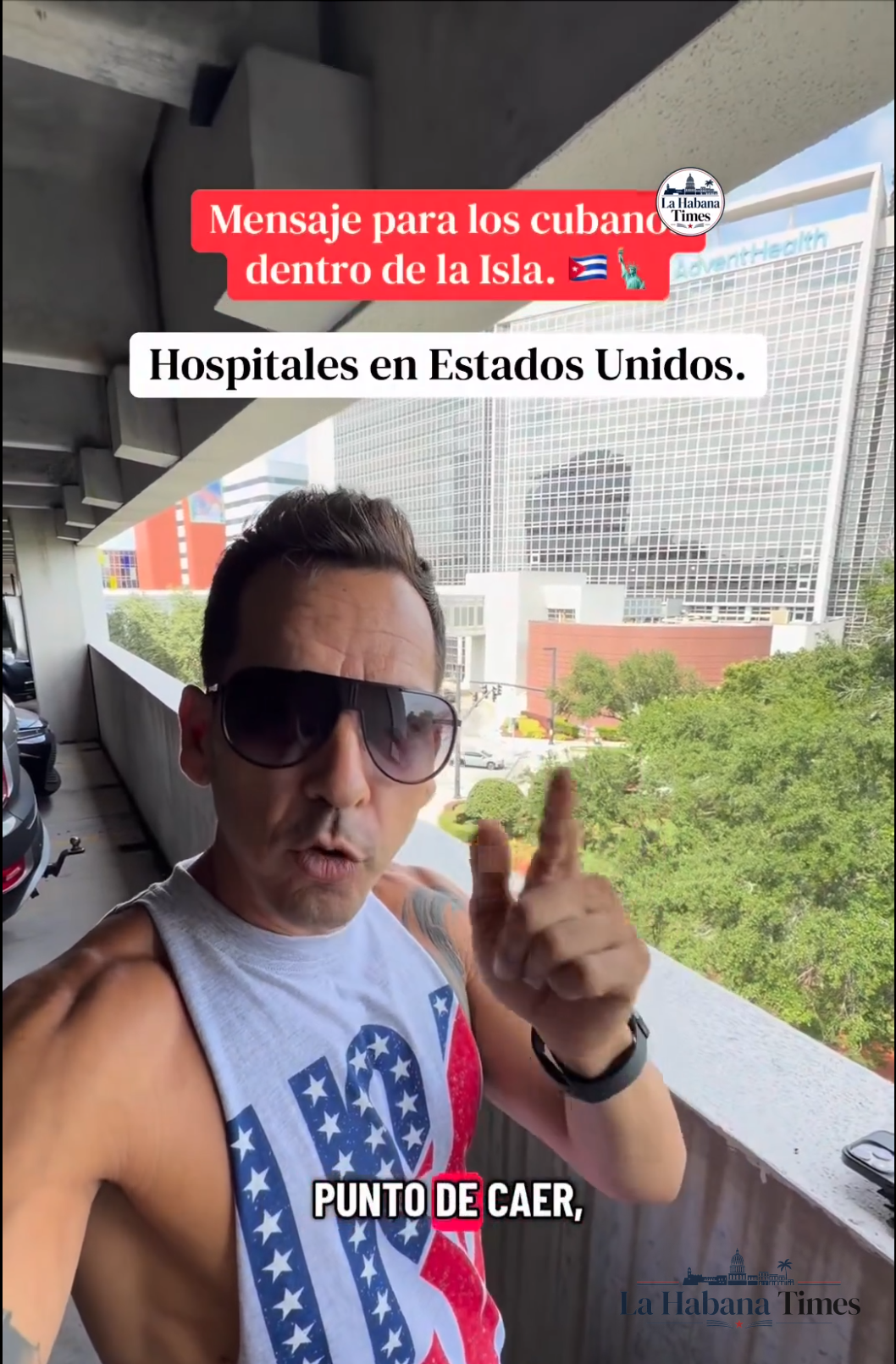Cubano muestra la calidad de hospitales en Estados Unidos y contrasta la dura realidad sanitaria de Cuba