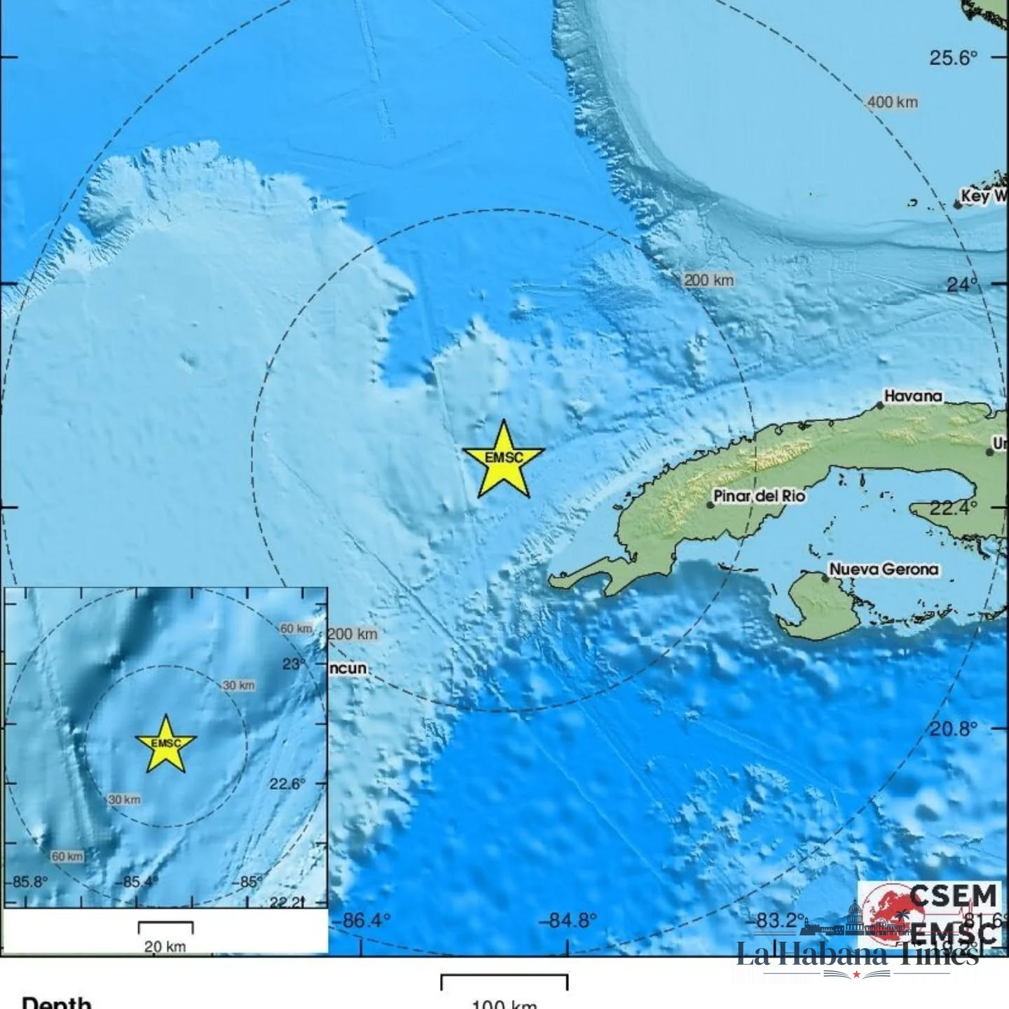 Fuerte sismo de magnitud 6.1 sacude el occidente de Cuba y se siente hasta Florida y México