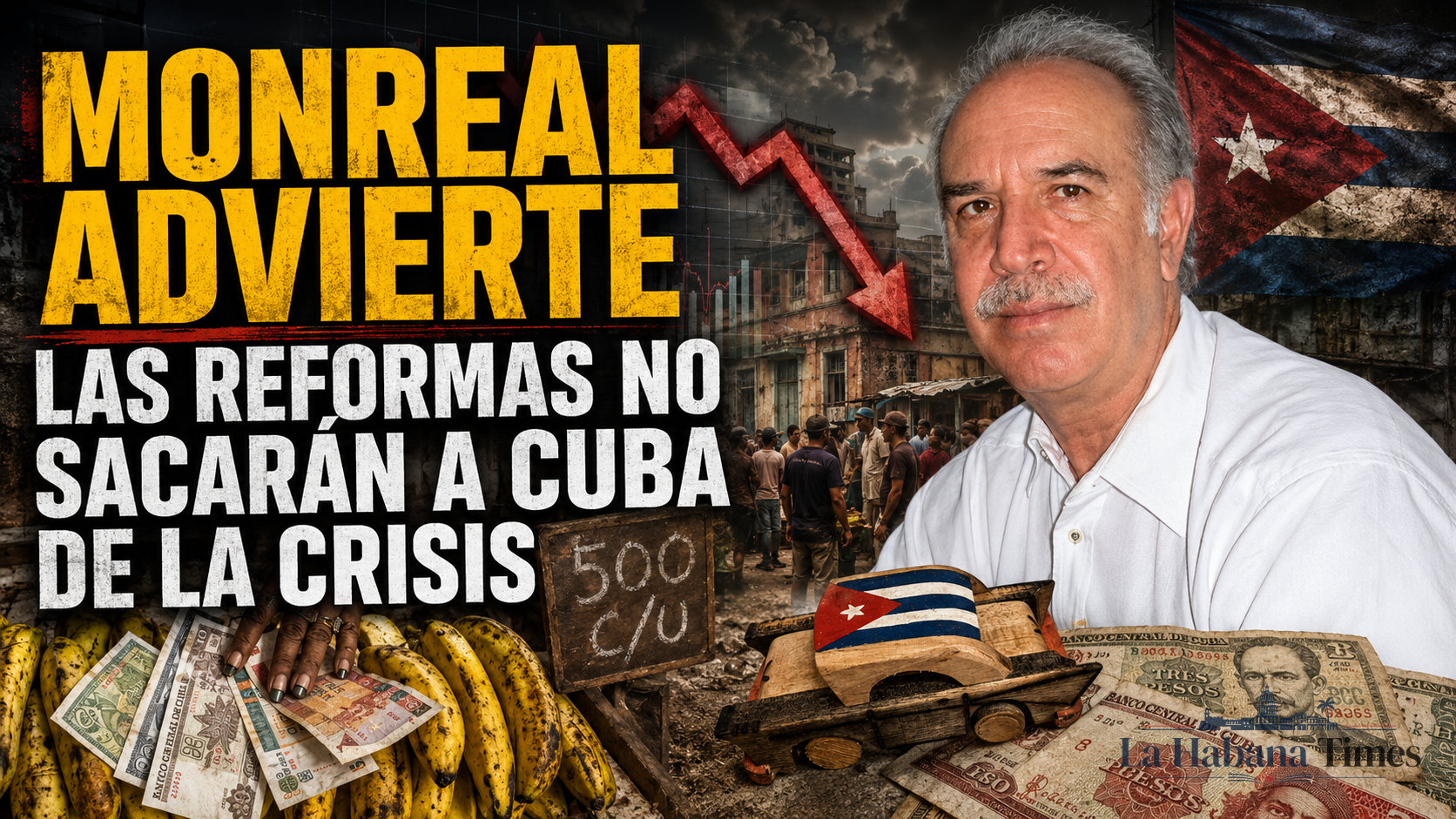 Economista Pedro Monreal advierte que las reformas económicas de Cuba chocan con límites estructurales y no resolverán la crisis