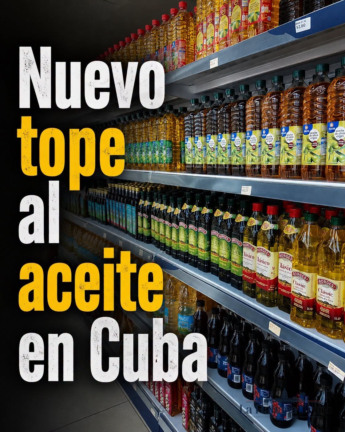 EL TOPE AL ACEITE SE EXTIENDE POR CUBA: PINAR DEL RÍO AMENAZA CON MULTAS, DECOMISOS Y CLAUSURA DE NEGOCIOS
