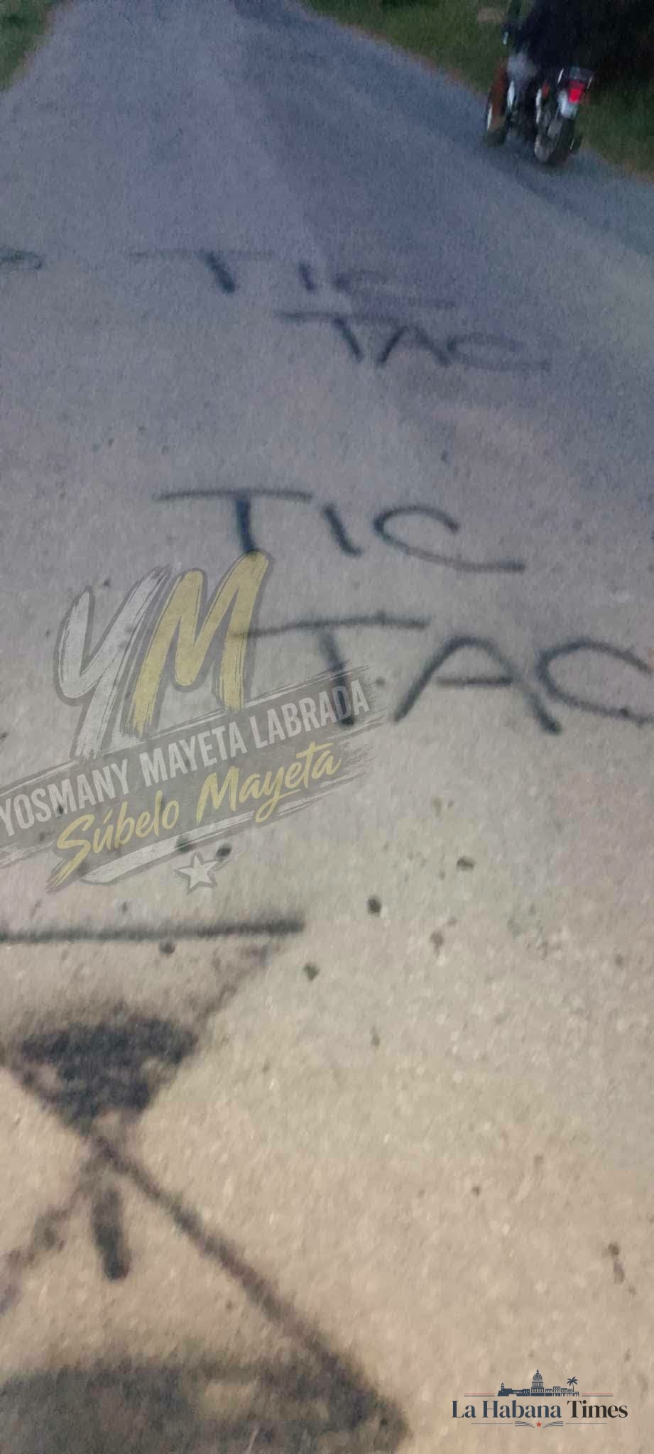 “CUBA AGONIZA” Y “LOS NIÑOS SUFREN”: APARECEN PINTADAS TRAS MÁS DE 24 HORAS SIN CORRIENTE EN BONIATO